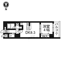 京都府京都市上京区東堀川通上長者町下る二町目（賃貸マンション1DK・4階・34.32㎡） その2