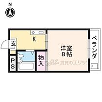 ハイツ華園 106 ｜ 京都府京都市北区紫竹上園生町（賃貸アパート1K・1階・23.00㎡） その2