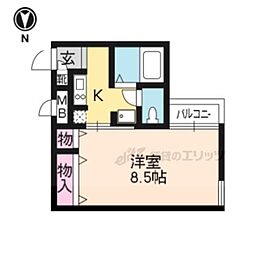 マ.メゾン 1Kの間取図画像