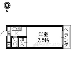 ベルジュ56 1Kの間取図画像