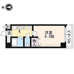 リーブル・シンワ 1Kの間取図画像