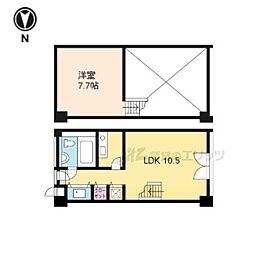 Agora東山 1LDKの間取図画像