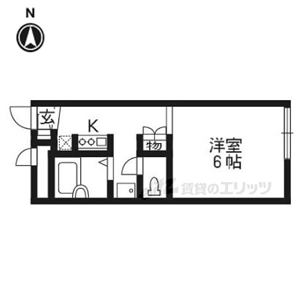 レオパレスALTAII 202｜京都府京都市南区吉祥院這登西町(賃貸アパート1K・2階・19.87㎡)の写真 その2