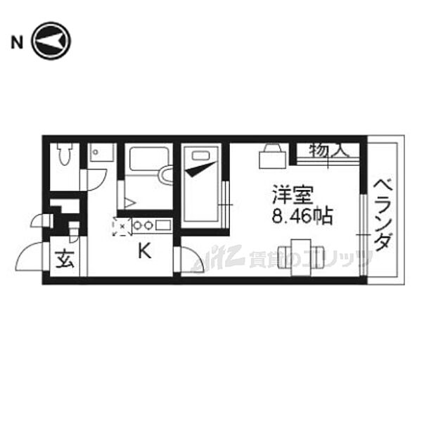 レオパレスおおやぶ 106｜京都府京都市南区久世大薮町(賃貸アパート1K・1階・23.18㎡)の写真 その2