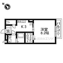 京都府京都市西京区樫原分田（賃貸アパート1K・2階・32.37㎡） その2