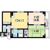 京都府京都市西京区桂上野東町（賃貸マンション2LDK・1階・51.50㎡） その2