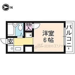 メゾンブランシェヤシマビル 1Kの間取図画像
