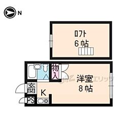 ファーストコート藤森 1Kの間取図画像
