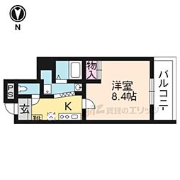 YSM21 1Kの間取図画像