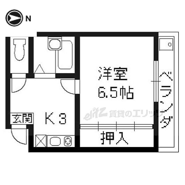 シェモア白川 201｜京都府京都市東山区三条通白川橋西入石泉院町(賃貸アパート1K・2階・18.00㎡)の写真 その2