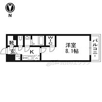 京都府京都市下京区梅小路高畑町（賃貸マンション1K・5階・26.10㎡） その2