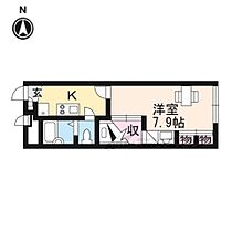 レオパレスみその 205 ｜ 京都府京都市中京区西ノ京小倉町（賃貸アパート1K・2階・21.81㎡） その2