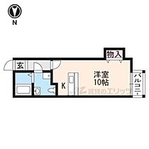 ｉｎｃｕｂａｔｅ 26 ｜ 京都府京都市山科区厨子奥苗代元町（賃貸アパート1R・2階・25.31㎡） その2