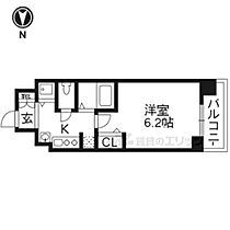 京都府京都市下京区大宮通木津屋橋上る上之町（賃貸マンション1K・5階・21.15㎡） その2