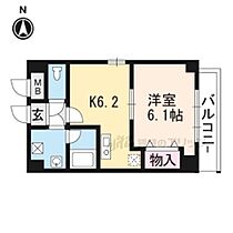 京都府京都市東山区本町二十一丁目（賃貸マンション1DK・2階・30.55㎡） その2