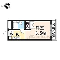 京都府京都市中京区西ノ京銅駝町（賃貸マンション1K・3階・16.43㎡） その2