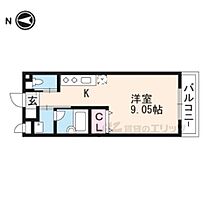 Ｋ・Ｒハイツ 103 ｜ 京都府京都市山科区御陵荒巻町（賃貸アパート1R・1階・21.19㎡） その2