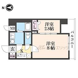 🉐敷金礼金0円！🉐ASCLAIRE京都西院