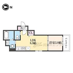 Fasesia Orcus 1LDKの間取図画像