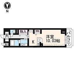 ステラ・ランド ワンルームの間取図画像