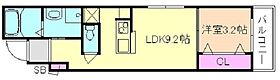 大阪府吹田市豊津町（賃貸アパート1LDK・1階・28.66㎡） その2