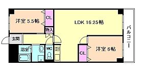 大阪府大阪市淀川区田川3丁目（賃貸マンション2LDK・2階・64.40㎡） その2