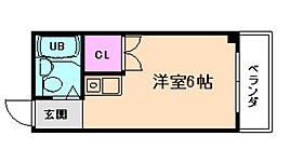 大阪府大阪市港区築港3丁目（賃貸マンション1R・2階・15.95㎡） その2