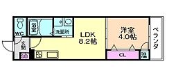 FaseciaLicht 1LDKの間取図画像
