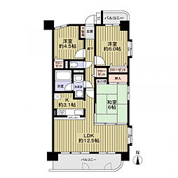 間取図画像 3LDK