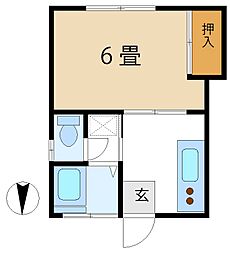 アクツコーポの間取図画像