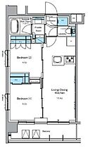 ルフォンプログレ押上EAST  ｜ 東京都墨田区京島2丁目（賃貸マンション2LDK・5階・45.85㎡） その2