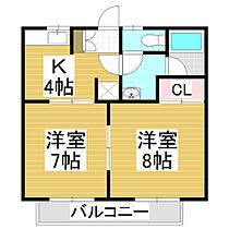 シンフォニー安曇野  ｜ 長野県安曇野市穂高（賃貸アパート2K・2階・39.69㎡） その2