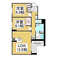 物件の間取り