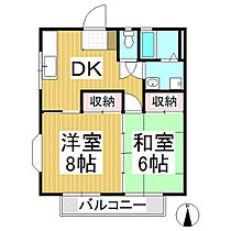 シャトレーすみれ  ｜ 長野県長野市屋敷田（賃貸アパート2DK・2階・46.00㎡） その2