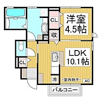 セジュール・マルベリィ  ｜ 長野県長野市三輪9丁目（賃貸アパート1LDK・1階・40.76㎡） その2