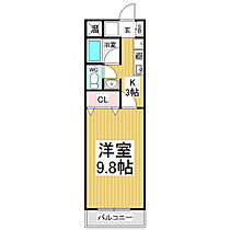 クレセントハウス七瀬  ｜ 長野県長野市大字鶴賀七瀬（賃貸アパート1K・2階・30.96㎡） その2