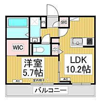 トリシア南俣　ウエスト  ｜ 長野県長野市大字稲葉（賃貸アパート1LDK・2階・40.04㎡） その2