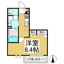 シャーメゾン三輪  ｜ 長野県長野市三輪8丁目（賃貸アパート1K・2階・28.41㎡） その2