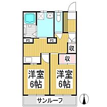 コーポ松山  ｜ 長野県長野市大字稲葉（賃貸アパート2K・1階・39.00㎡） その2