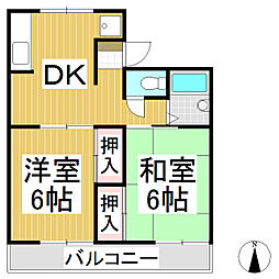 間取図画像 2DK