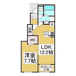 ソラティオ 1LDKの間取図画像