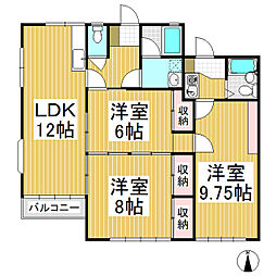 LIFESTAGEAsahi 3LDKの間取図画像