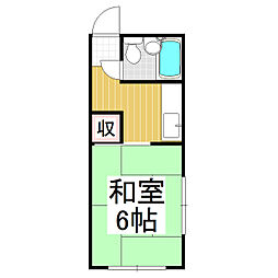 メゾンみゆき 1Kの間取図画像