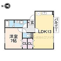 滋賀県彦根市古沢町（賃貸アパート1LDK・2階・47.61㎡） その2