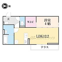 メゾンクレール瀬田北 102 ｜ 滋賀県大津市大萱6丁目（賃貸アパート1LDK・1階・41.86㎡） その2