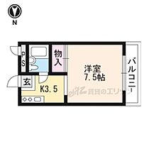 ハーブコート 3-C ｜ 滋賀県大津市皇子ヶ丘1丁目（賃貸マンション1K・3階・22.68㎡） その2