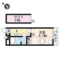 レオパレス北流 206 ｜ 滋賀県大津市月輪3丁目（賃貸アパート1K・2階・19.87㎡） その2