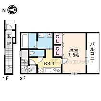 滋賀県大津市大萱5丁目（賃貸アパート1K・2階・33.12㎡） その2