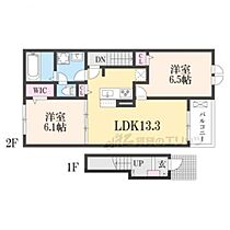 滋賀県大津市見世2丁目字鳥羽（賃貸アパート2LDK・2階・59.58㎡） その2