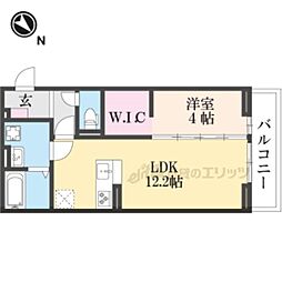 BRANSIA(ブランシア)目川 1LDKの間取図画像